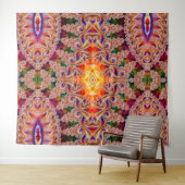 BBQSHOES™ Hrbshbr Phoenix Energy Fractal Wandkleed (In Situ (horizontaal))