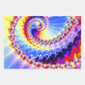 BBQSHOES™ Psychedelic Fractal Inpakpapier Vel (Voorkant 2)