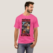 BBR Kurwa houdt van bier en Football T-shirt (Voorkant volledig)