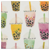 BBRA'S kleurrijke Boba Tea Stof (Close Up)