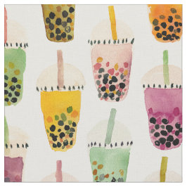 BBRA'S kleurrijke Boba Tea Stof