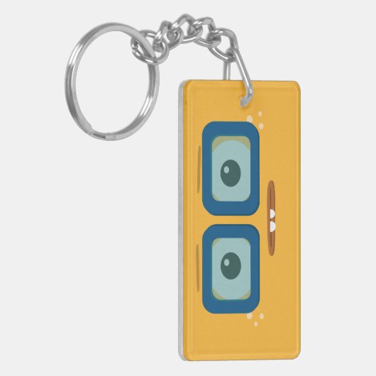 BBSS Andere gele Sleutelhanger (Voorkant Links)