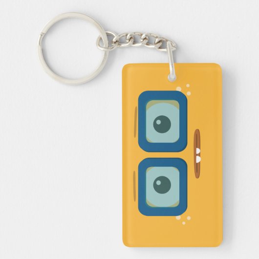 BBSS Andere gele Sleutelhanger (Voorkant)