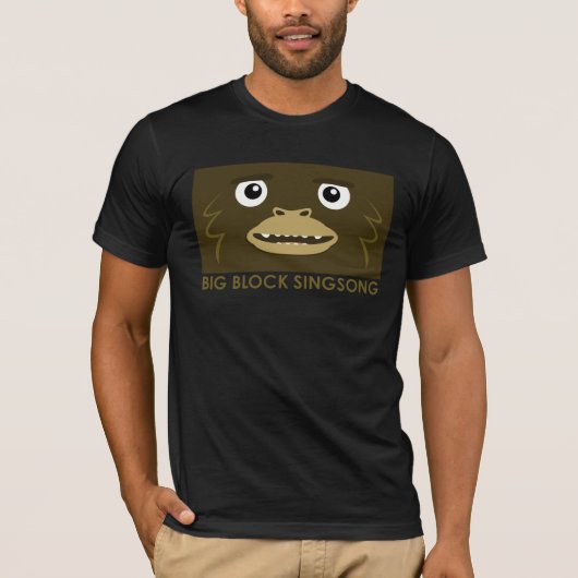 BBSS Big Foot Mannen T-Shirt (Voorkant)