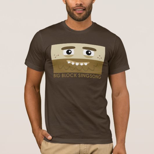 BBSS Caveman Mannen T-Shirt (Voorkant)