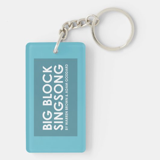 BBSS Fun Band Blue Sleutelhanger (achterkant)