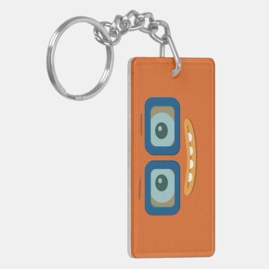 BBSS Fun Band Oranje Sleutelhanger (Voorkant Links)