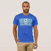 BBSS La T-shirt Dah Blue Mannen T-Shirt (Voorkant volledig)