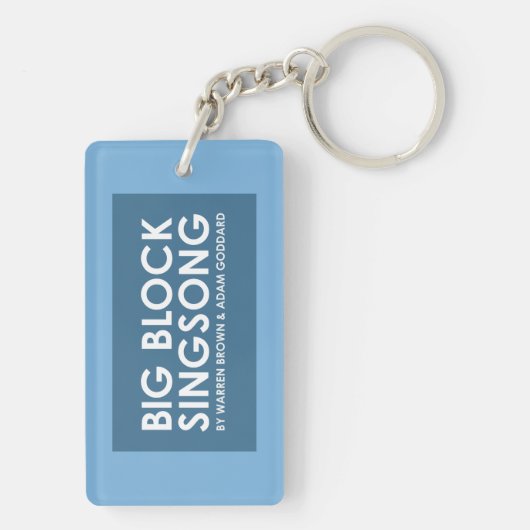 BBSS La T-shirt Dah Blue Sleutelhanger (achterkant)