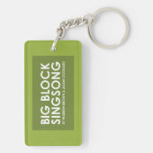 BBSS La T-shirt Dah Green Sleutelhanger (achterkant)