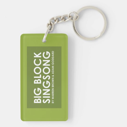 BBSS La T-shirt Dah Green Sleutelhanger (achterkant)