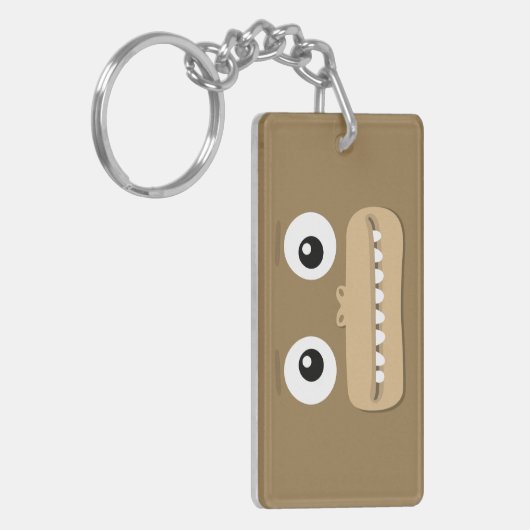 BBSS Monkey-Sleutelhanger Sleutelhanger (Voorkant Links)