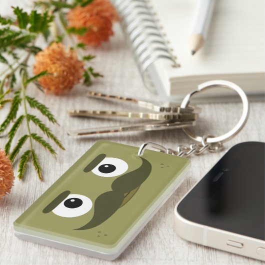 BBSS Moustachios #1 Sleutelhanger (Voorkant Rechts)