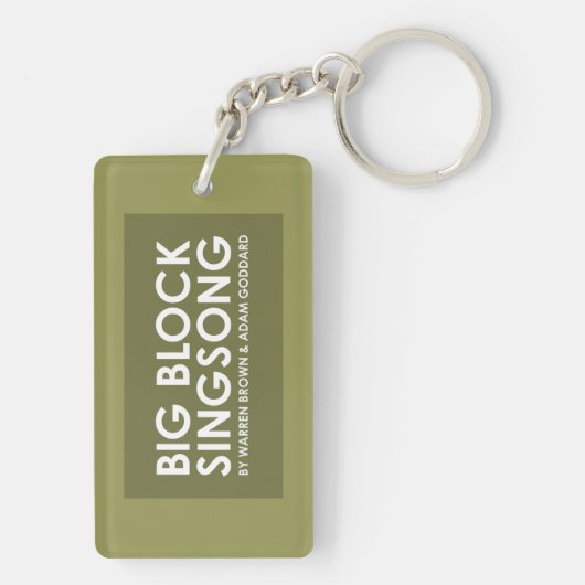 BBSS Moustachios #1 Sleutelhanger (achterkant)