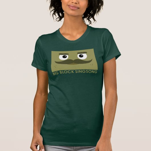 BBSS Moustachios #1 Vrouwen T-Shirt (Voorkant)