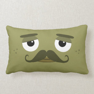 BBSS Moustachios #2 Pillow (21 x 13 inch) Kussen