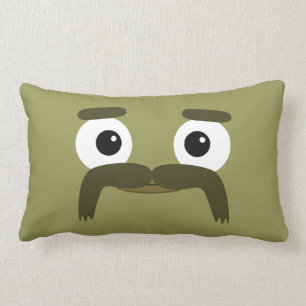 BBSS Moustachios #3 Pillow (21 x 13 inch) Kussen