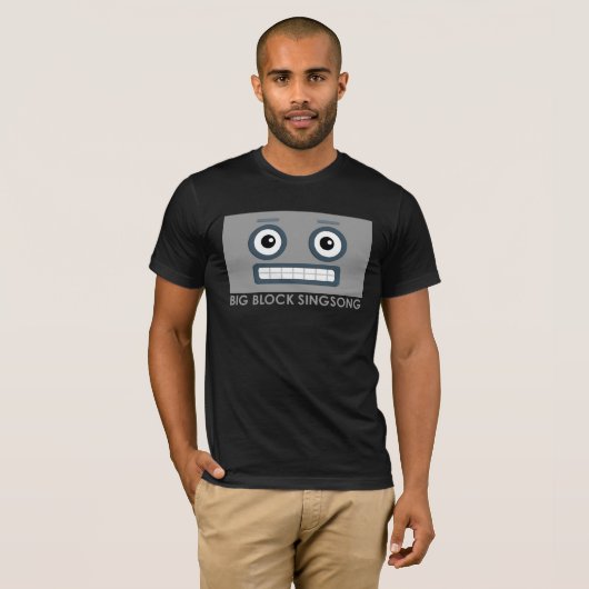BBSS Robot Mannen T-Shirt (Voorkant volledig)