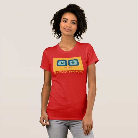 BBSS T-shirt voor andere geelvrouwen (Voorkant volledig)
