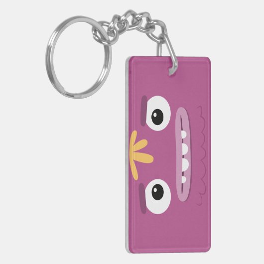 BBSS Verschillende Paarse Sleutelhanger (Voorkant Links)