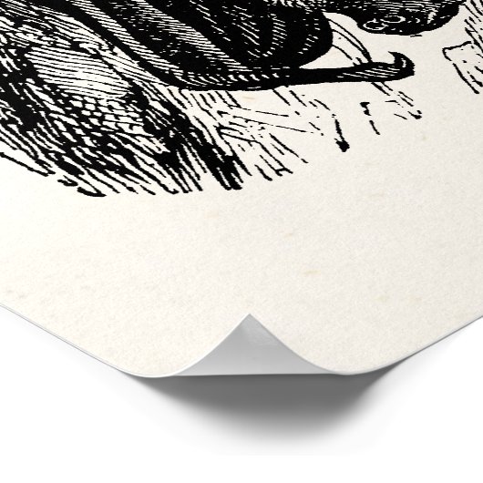  BBT 1800 vliegende biet Poster (Hoek)