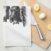  BBT 1800 vliegende biet Theedoek (Quarter Fold)