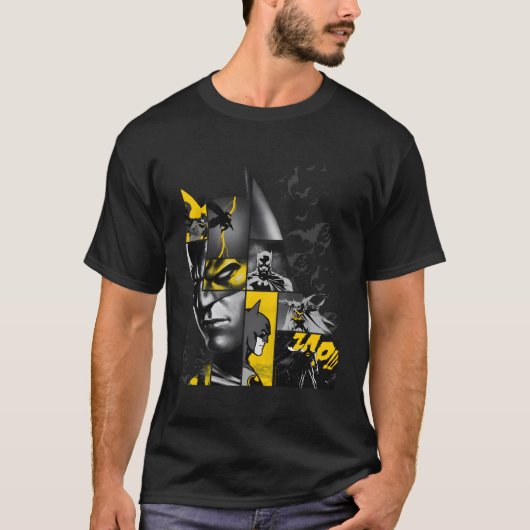 BBT 80 jaar vleermuispanelen donker T-shirt (Voorkant)