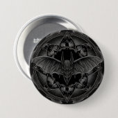 BBT Gothic Dark, Ai Generated Design Ronde Button 7,6 Cm (Voorkant /achterkant)