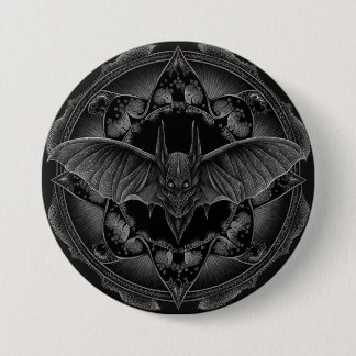 BBT Gothic Dark, Ai Generated Design Ronde Button 7,6 Cm