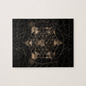 BBT in Sacred Geometry - Zwart en goud Legpuzzel (Horizontaal)