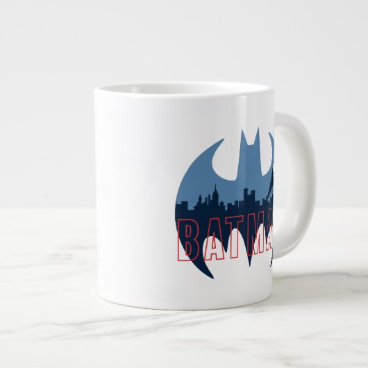 BBT-Logo met Gotham- en Bat-signaal Grote Koffiekop (Voorkant rechts)