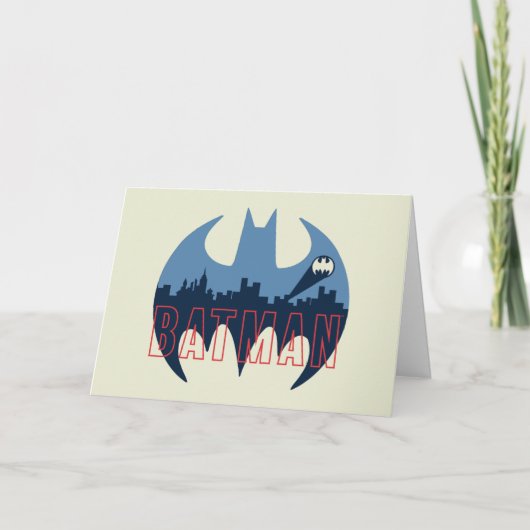 BBT-Logo met Gotham- en Bat-signaal Kaart (Voorkant)