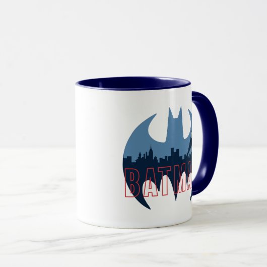 BBT-Logo met Gotham- en Bat-signaal Mok (Voorkant rechts)