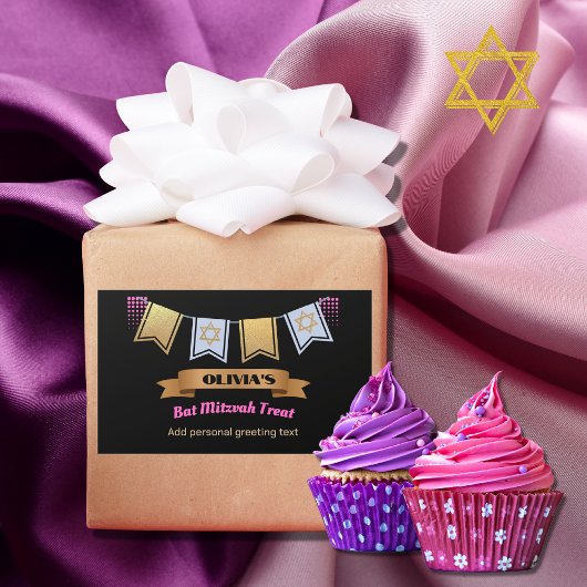 BBT Mitzvah Gift Labels - Eigen unieke grote etike