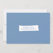 BBT MITZVAH HEBREW Joodse uitnodiging (Achterkant)