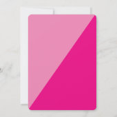 BBT MITZVAH moderne, vette kleurroze namen Kaart (Achterkant)