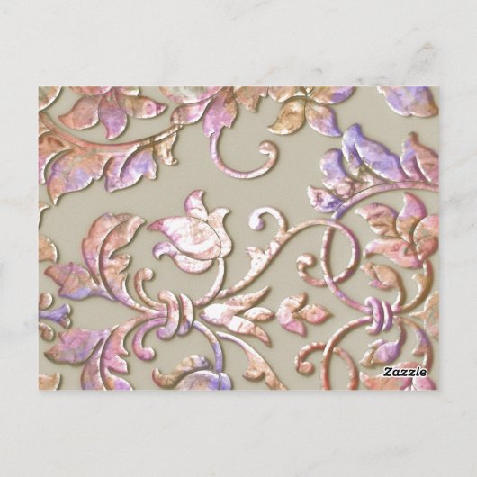 BBT Mitzvah Multi "Embossed"-ID-tabelnummer Briefkaart (Achterkant)