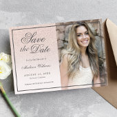 BBT Mitzvah Save the Date Roos Gold Glitter Photo