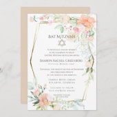 BBT MITZVAH | Waterverf Voorjaarsblad 2 Kaart (Voorkant / Achterkant)