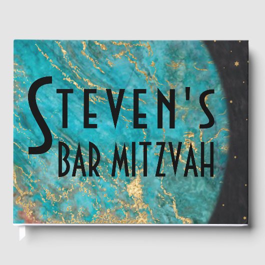 BBT of Bar Mitzvah uit dit World Guest Book Gastenboek (Voorkant)