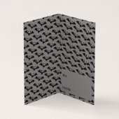 BBT Pattern Halloween Blue Classroom Exchange-kaar Visitekaartje (Binnen)