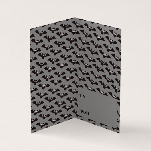 BBT Pattern Halloween Blue Classroom Exchange-kaar Visitekaartje (Binnen)