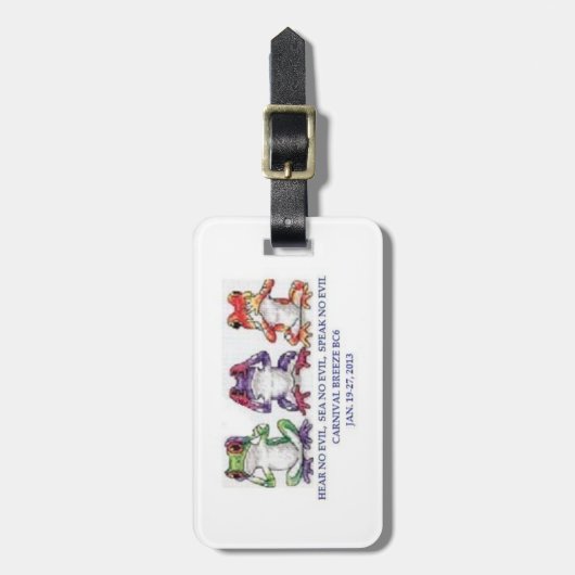 BC6-BAGAGELABELS BAGAGELABEL (Voorkant verticaal)