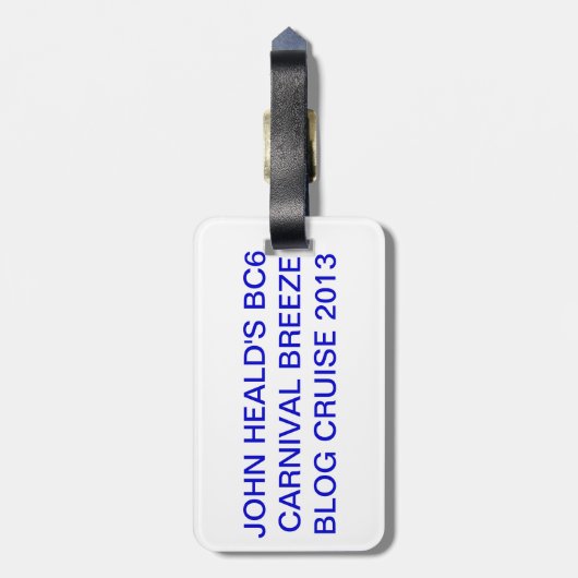 BC6-BAGAGELABELS BAGAGELABEL (Achterkant verticaal)