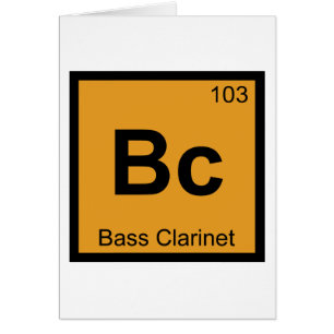 Bc - Basklarinet Muziek Chemie Periodiek Systeem