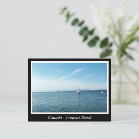 BC, Canada, doorsnee strand Briefkaart (Staand voorkant)