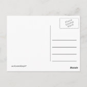 BC, Canada, doorsnee strand Briefkaart (Achterkant)