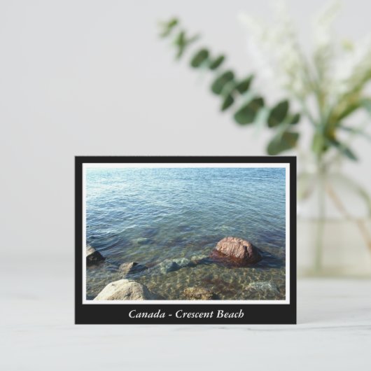 BC, Canada, doorsnee strand Briefkaart (Staand voorkant)