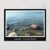 BC, Canada, doorsnee strand Briefkaart (Voorkant)