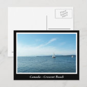 BC, Canada, halvemaanstrand Briefkaart (Voorkant / Achterkant)